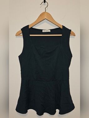 GRACE KARIN Peplum Top Green Large